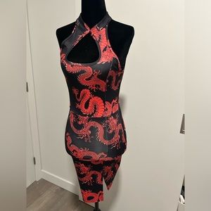 Unique designed dress. Size small Shein.